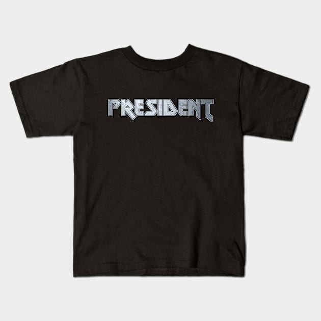 President Kids T-Shirt by KubikoBakhar